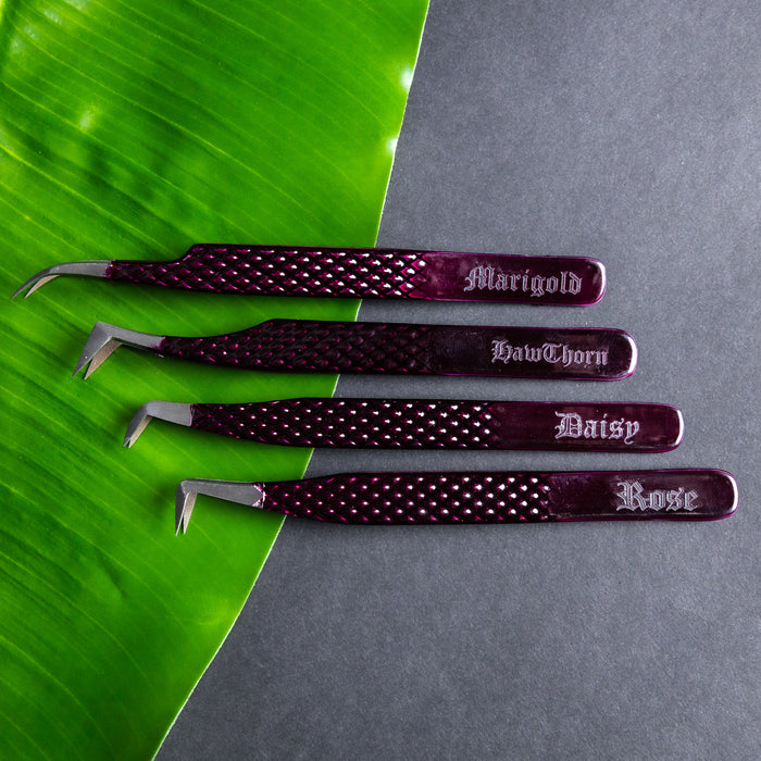 Nano Grip Eyelash Extension Tweezers | Floral Collection