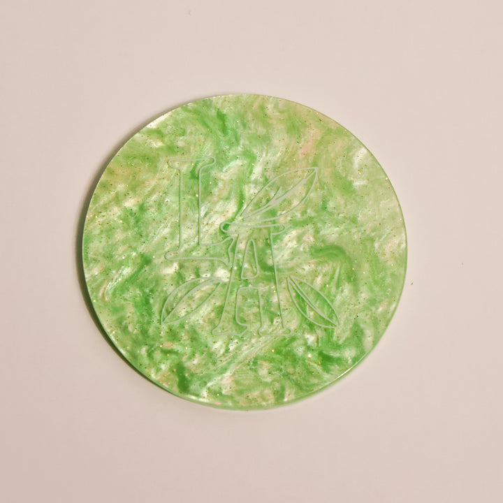 Marbled Adhesive Drop Disc