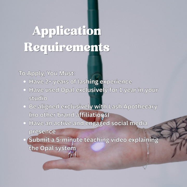 Lash Apothecary Educator Program