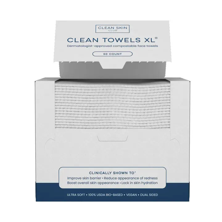 Clean Towels™ Xl, Disposable Face Towels, 50 Count