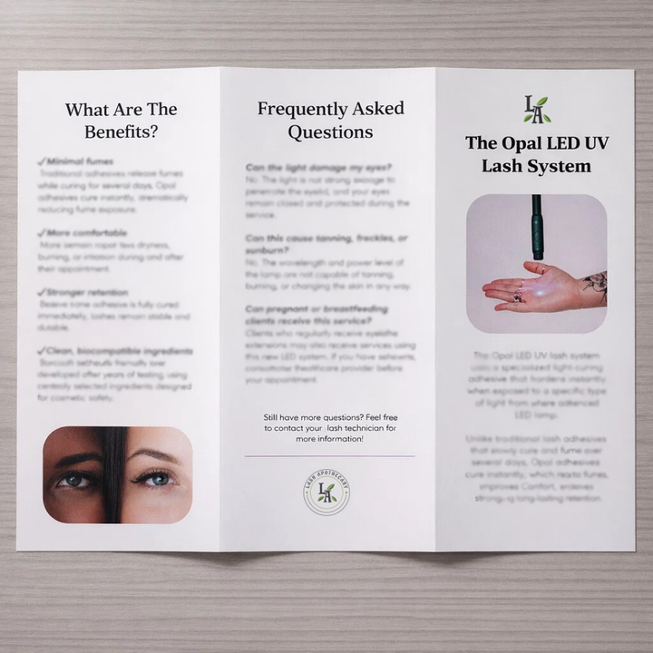 Client Brochure for the Opal LED UV System